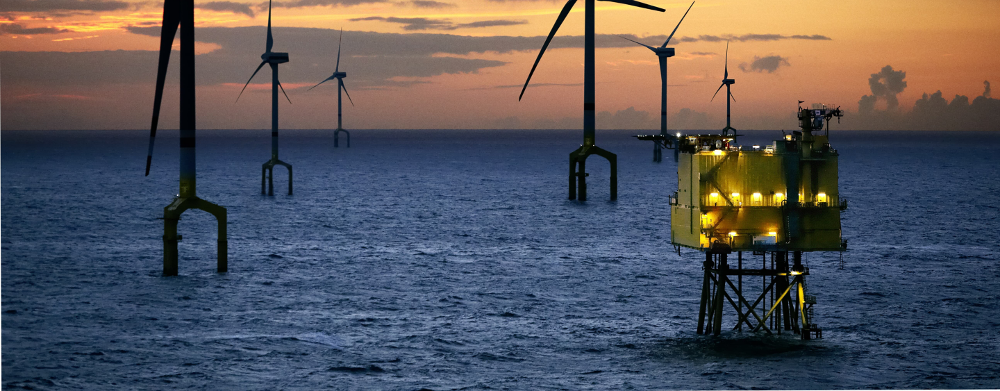 The first ever HVDC grid connection from an offshore wind farm, BorWin1 converter station in the North Sea