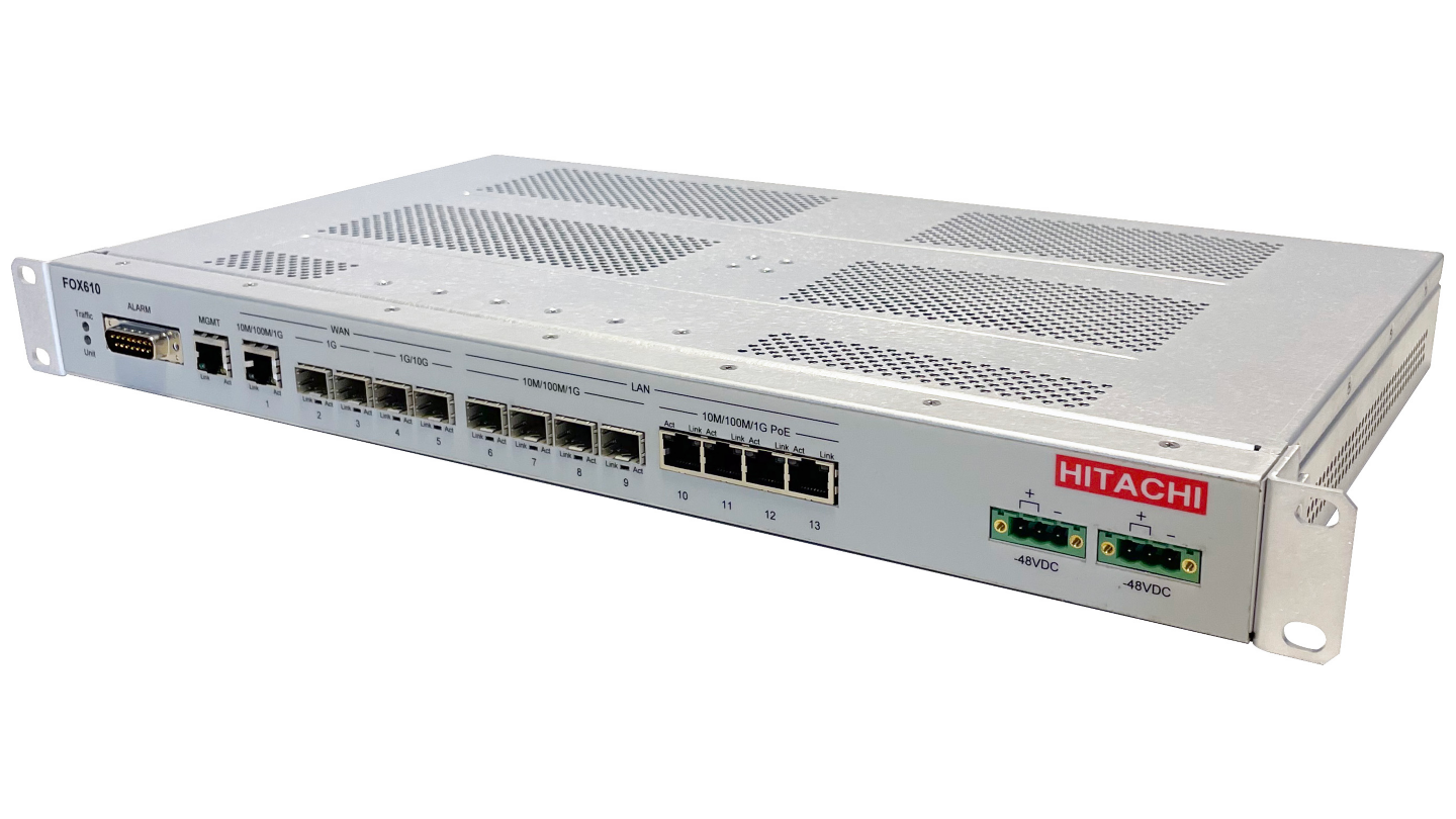 FOX610 Compact Ethernet/MPLS-TP Multiplexer | Hitachi Energy