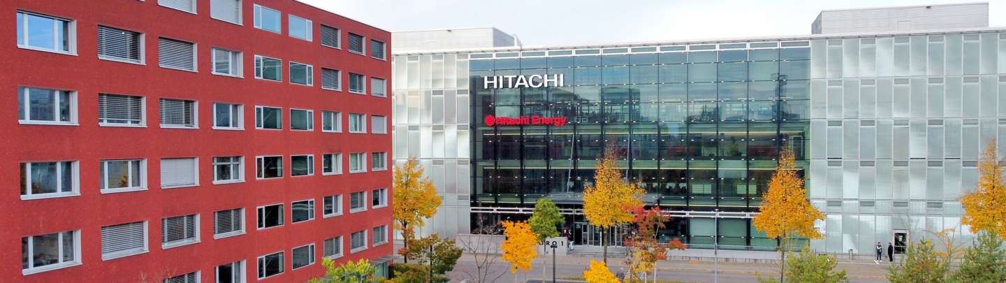 Caption: Hitachi Energy headquarters in Zürich, Switzerland.