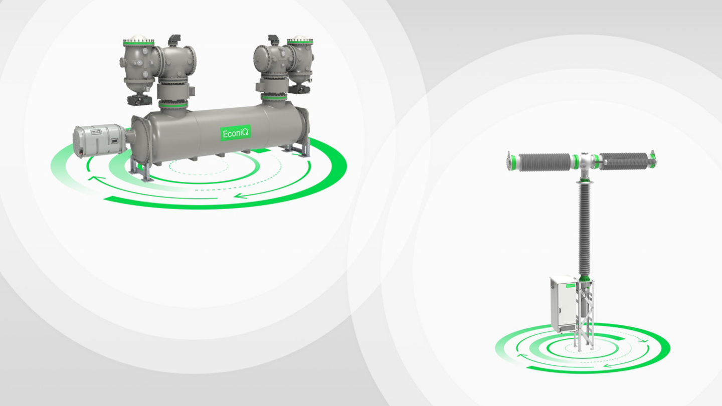 日立エナジーがSF6ガスフリーの550kV遮断器と420kVがいし形遮断器を