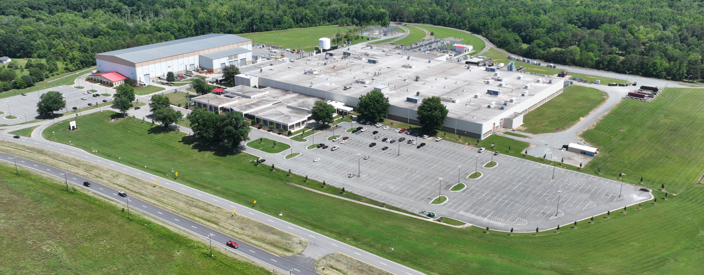 Transformer manufacturing facility in South Boston, Virginia